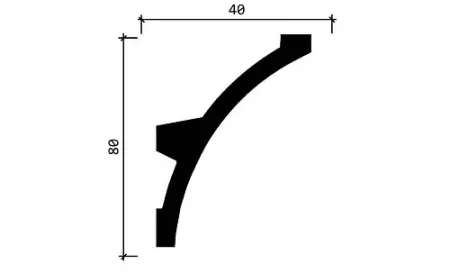 Карниз потолочный DECOR DIZAYN DD512