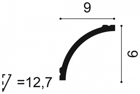 Карниз потолочный Orac Decor CB524N