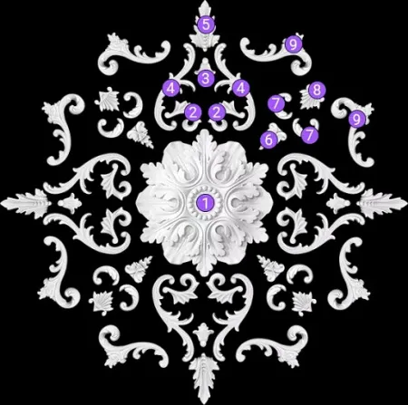 Потолочная наборная композиция SNK5