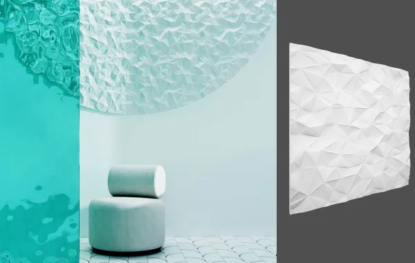 Гипсовая 3D панель Deco Line M-35