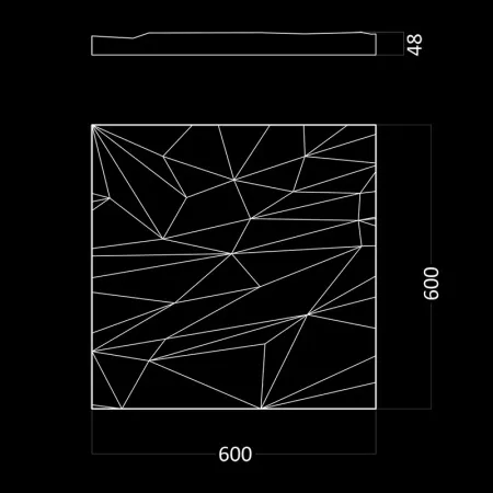 Гипсовая 3D панель Artpole STELLS 2