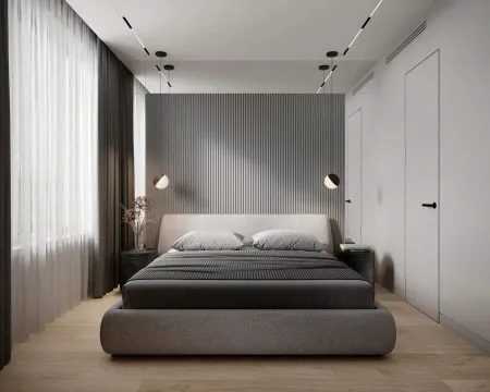 Скрытый плинтус LACONISTIQ REGULAR, под подсветку, черный муар