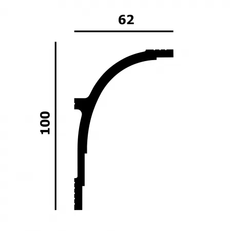 Карниз потолочный Перфект Plus Р195