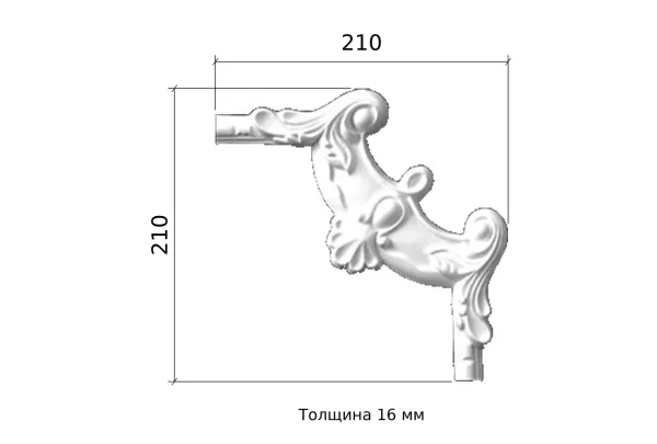 AC257-12_dimensions_210x210x16mm