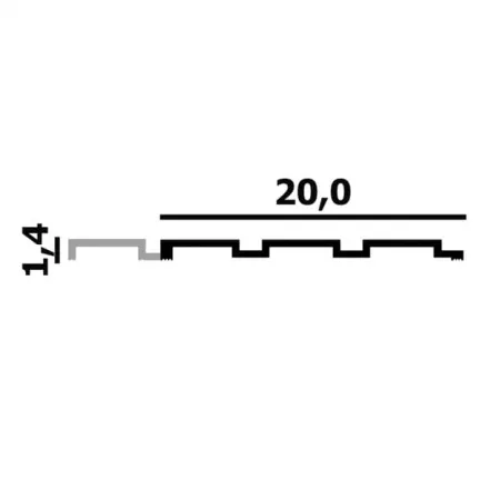 Молдинг Перфект Plus Р125