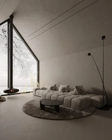 Разделительный теневой профиль D007 Черный