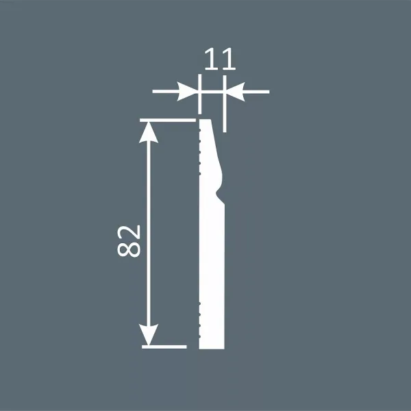 Плинтус напольный COSCA PX031
