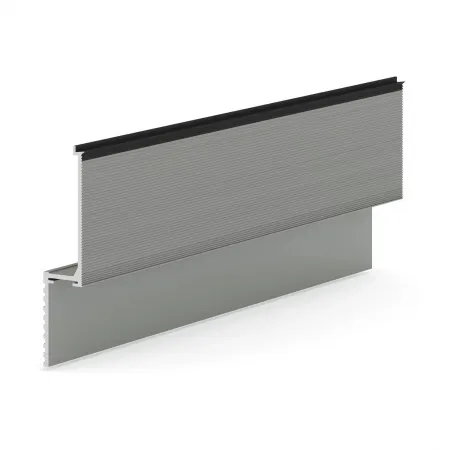 Теневая рейка micro 3М (скрытый наличник) Laconistiq Черный муар