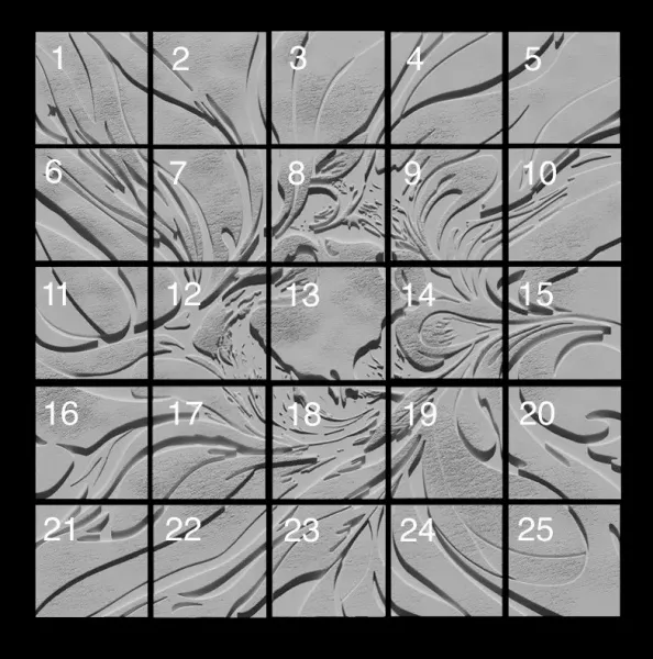 Гипсовая панно Artpole FRACTALITY