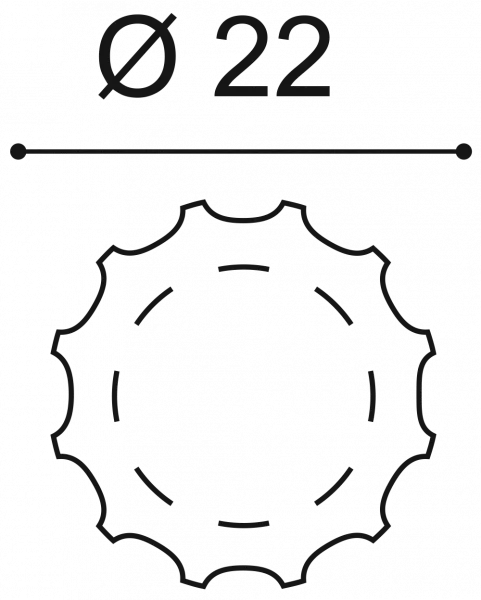 Ствол колонны Orac Decor K1002