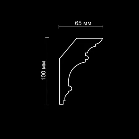 Карниз потолочный гипсовый Artpole SKT337