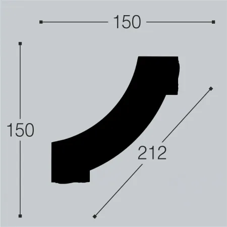 Угловой элемент Bello Deco М10/У2