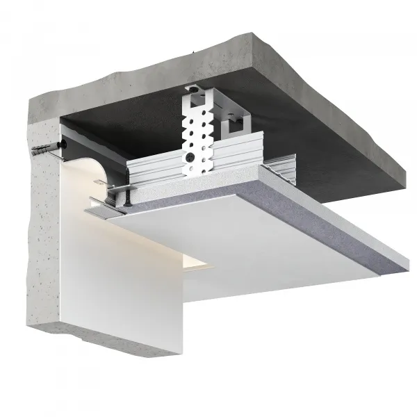 Потолочный теневой профиль D006 Черный 