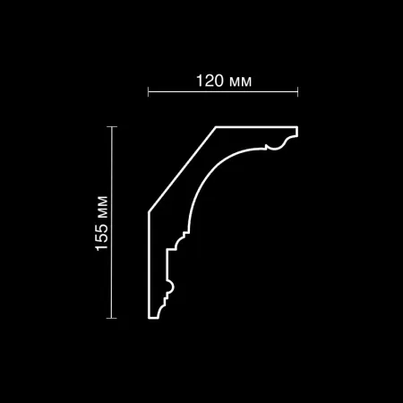 Карниз потолочный гипсовый Artpole SKT413