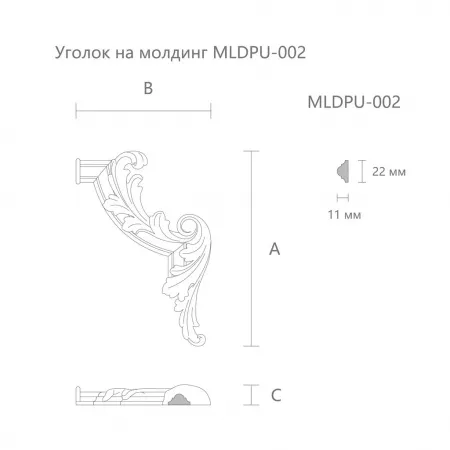 Угловой элемент STAVROS  