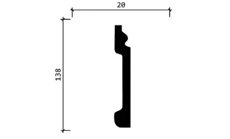 Плинтус напольный DECOR DIZAYN DD31