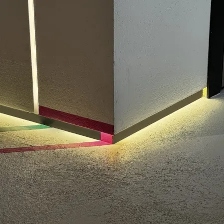 Теневой плинтус скрытого монтажа Pro Design 7209 Белый грунт