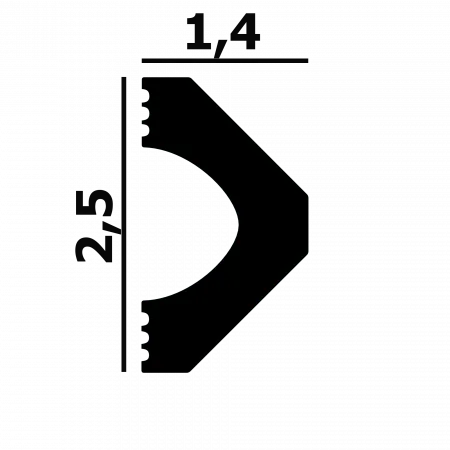 Молдинг Перфект Plus Р134