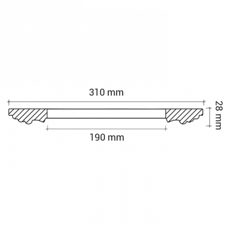 Розетка потолочная Европласт 1.56.052