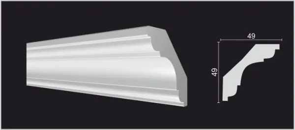 Карниз потолочный DECOR DIZAYN DD05