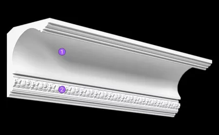Карниз потолочный гипсовый Artpole SK75N