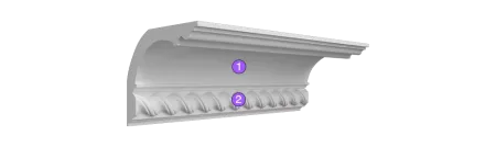 Карниз потолочный гипсовый Artpole SK300N  (наборный)