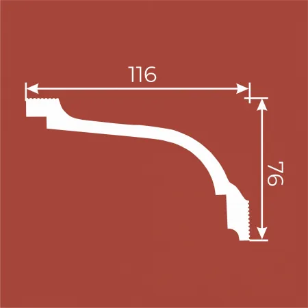 Карниз потолочный Artiva RT045