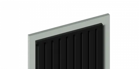 Молдинг HIWOOD D12V1 BK