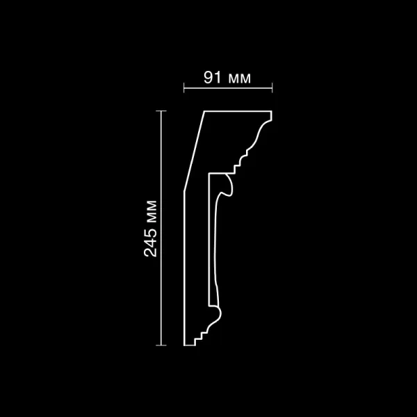 Карниз потолочный вентиляционный Artpole SK238V