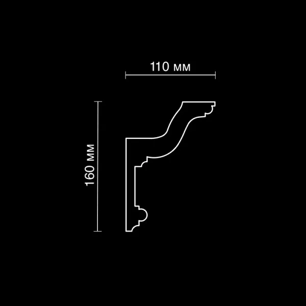 Карниз потолочный гипсовый Artpole SKT422