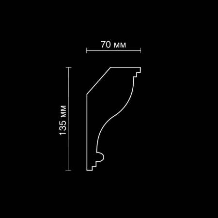 Карниз потолочный гипсовый Artpole SKT386