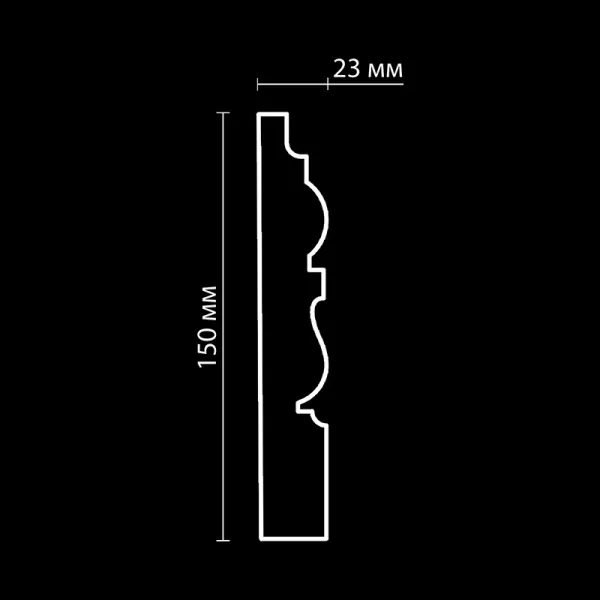 Плинтус напольный Artpole SPL16