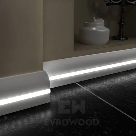 Плинтус напольный Evrowood PN 080 LED