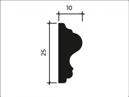 Молдинг Европласт U.6.51.415