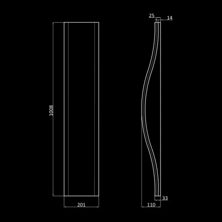 Гипсовая 3D панель Artpole SURF