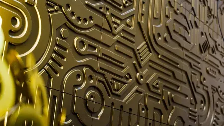 Гипсовая 3D панель Artpole EX-MACHINA B