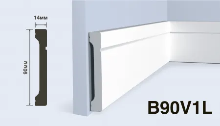 Плинтус напольный HIWOOD B90V1L