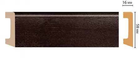 Плинтус напольный Decomaster D234-433