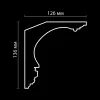 Карниз потолочный гипсовый Artpole SK75N