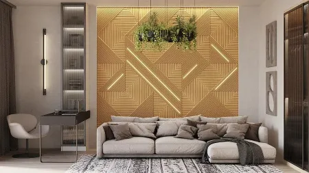 Гипсовая 3D панель ARCHIMEDE 2