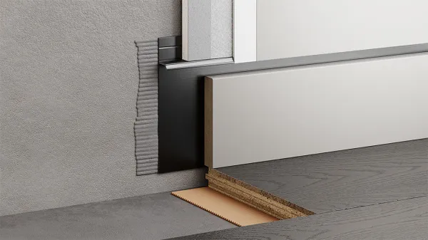 Скрытый профиль ФЕСО 80 мм RAL 9005 чёрный