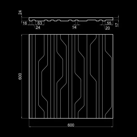 Гипсовая 3D панель Artpole DRIVE