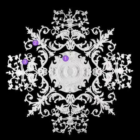 Розетка потолочная Artpole SR117 (наборная)