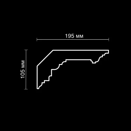 Карниз потолочный гипсовый Artpole SKT128