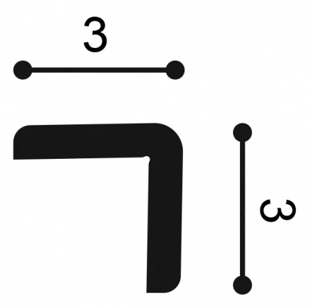 Внешний угол Orac Decor CX 134