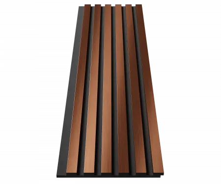 Комплект акуст.панелей, черный войлок, рейки ЭКОПОЛИМЕР Красная медь/2шт.