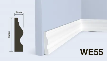 Плинтус напольный HIWOOD WE55