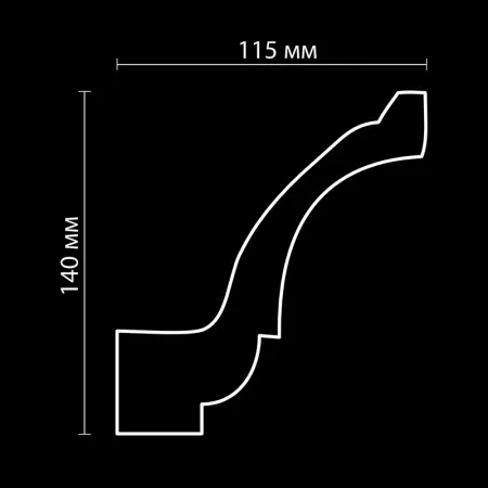 Карниз потолочный гипсовый Artpole SKTL2