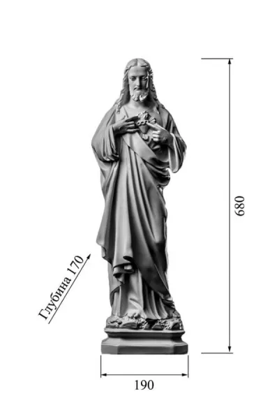 Статуэтка Иисус Христос DECORUS ST-016