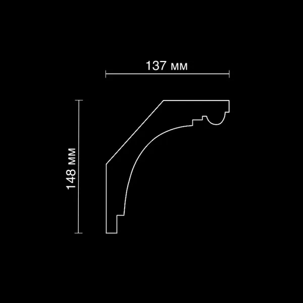 Карниз потолочный вентиляционный Artpole SK205V
